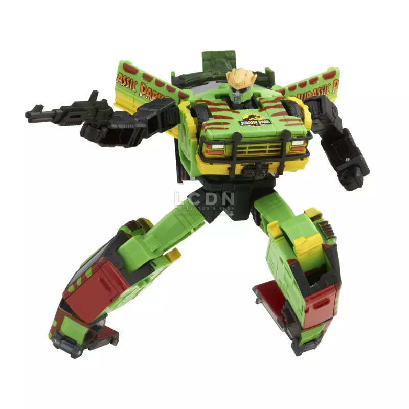 Transformers Collaborative Jurassic Park Mash-Up Action Figure Tyrannocon Rex &amp; Autobot JP93 18cm