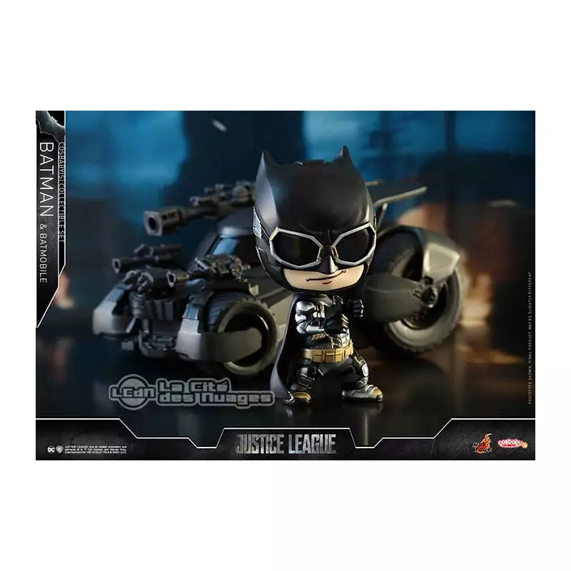 Hot Toys COSB399 Justice League Batman Batmobile Cosbaby S
