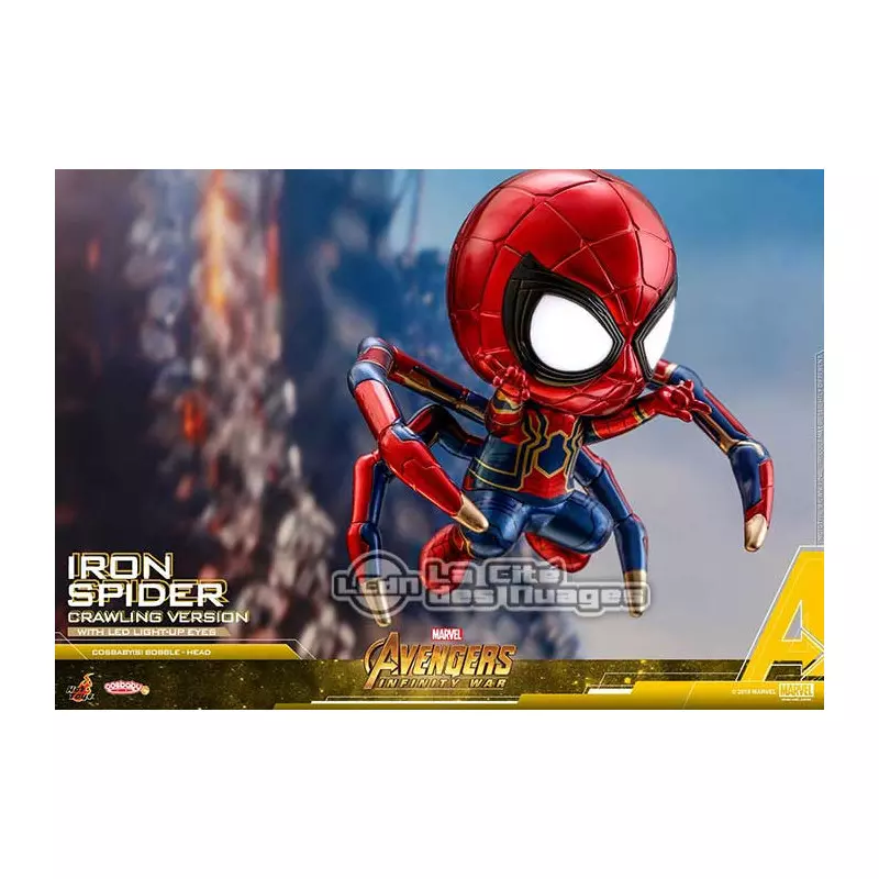 Hot Toys COSB431 Avengers Infinity War Iron Spider (Crawling Version) Cosbaby (S) Bobble-Head