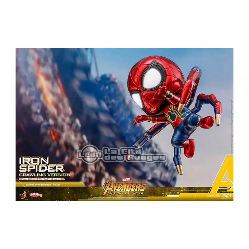 Hot Toys COSB431 Avengers Infinity War Iron Spider (Crawling Version) Cosbaby (S) Bobble-Head