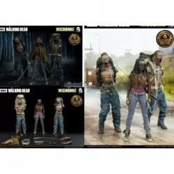 The Walking Dead Michonne with Michonnes pets walker Twin Pack Exclusive 1/6 Figures