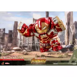 Hot Toys COSB440 Avengers Infinity War Hulkbuster and Bruce Banner Cosbaby (S) Bobble-Head Collectible Set