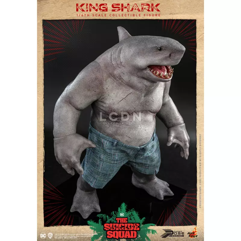 Hot Toys PPS006 The Suicide Squad Collectible Action Figure 1/6 King Shark 35cm