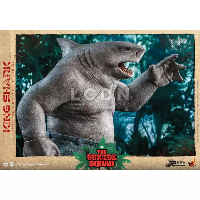 Hot Toys PPS006 The Suicide Squad Collectible Action Figure 1/6 King Shark 35cm