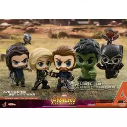 Hot Toys COSB450 Avengers Infinity War Cosbaby (S) Bobble-Head Collectible Set de 7