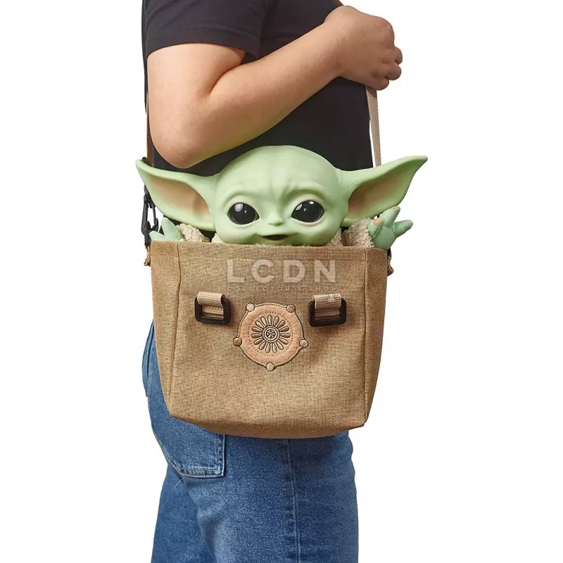 Baby yoda plush bag deals