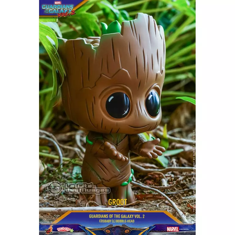 Fandegoodies - LES GARDIENS DE LA GALAXIE VOL. 2 REVEIL LUMINEUX BULBBOTZ  GROOT 14 CM