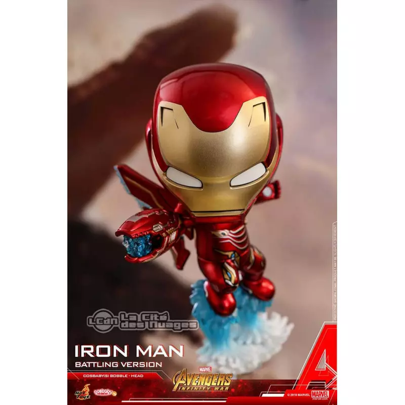 Hot Toys COSB462 Avengers Infinity War Iron Man Battling Version Cosbaby (S) Bobble-Head