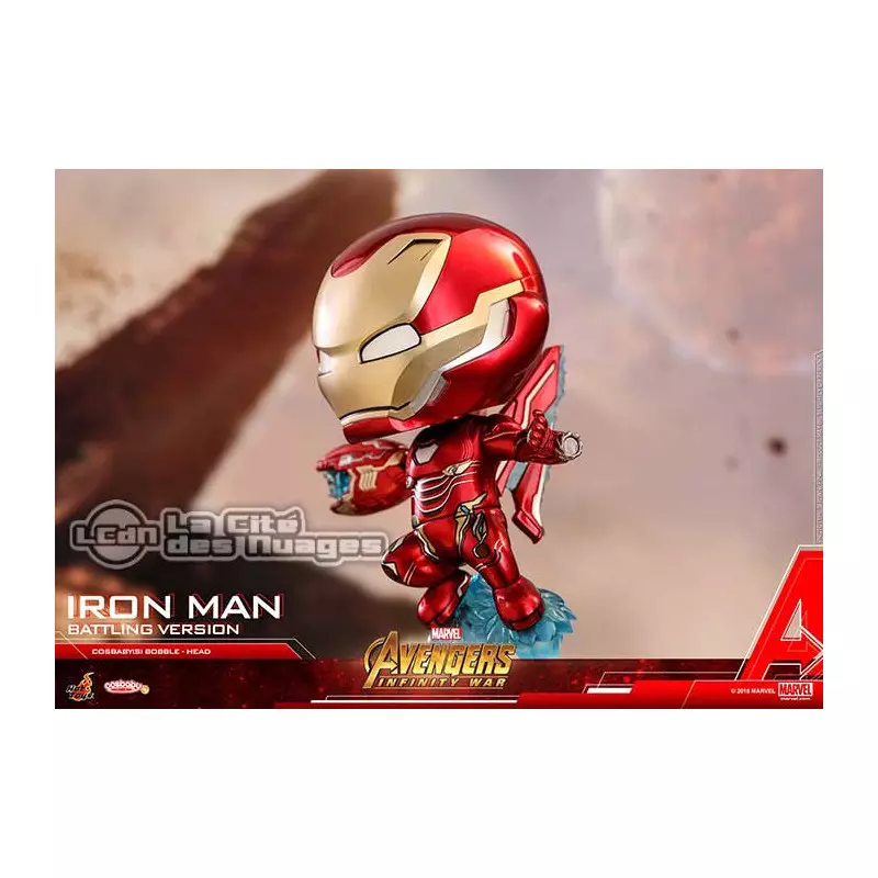 Hot Toys COSB462 Avengers Infinity War Iron Man Battling Version Cosbaby (S) Bobble-Head