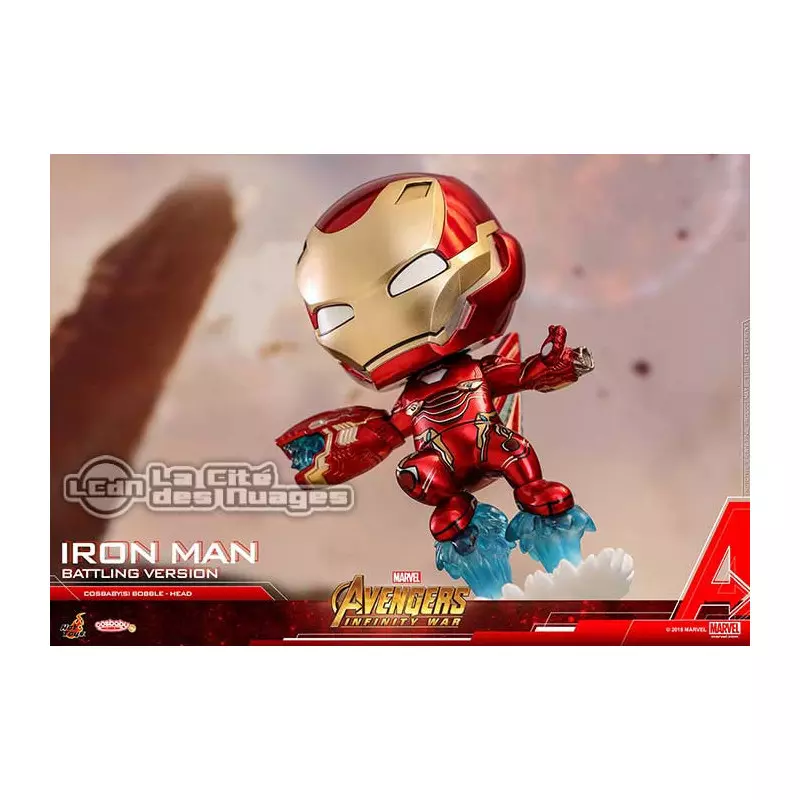 Hot Toys COSB462 Avengers Infinity War Iron Man Battling Version Cosbaby (S) Bobble-Head