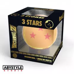 Dragon Ball Réplique Boule de cristal 3 étoiles avec socle 7cm