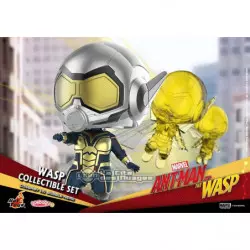 Hot Toys COSB490 Ant-Man & La Guêpe La Guêpe Cosbaby (S) Bobble-Head Collectible Set de 3