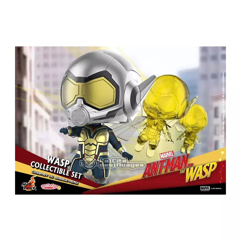 Hot Toys COSB490 Ant-Man &amp; La Guêpe La Guêpe Cosbaby (S) Bobble-Head Collectible Set de 3