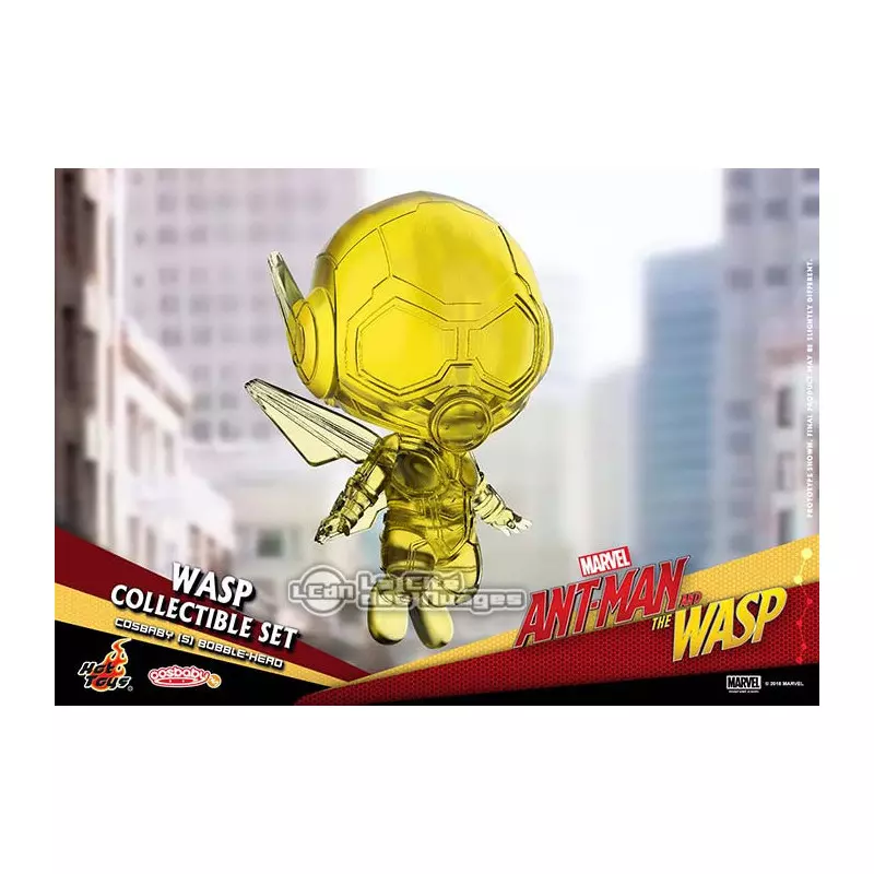 Hot Toys COSB490 Ant-Man &amp; La Guêpe La Guêpe Cosbaby (S) Bobble-Head Collectible Set de 3