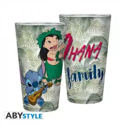 Disney Large Glass Lilo & Stitch 400ml