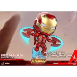 Hot Toys COSB498 Avengers Infinity War Iron Man Mark L Nano Blade Version Cosbaby (S) Bobble-Head Collectible