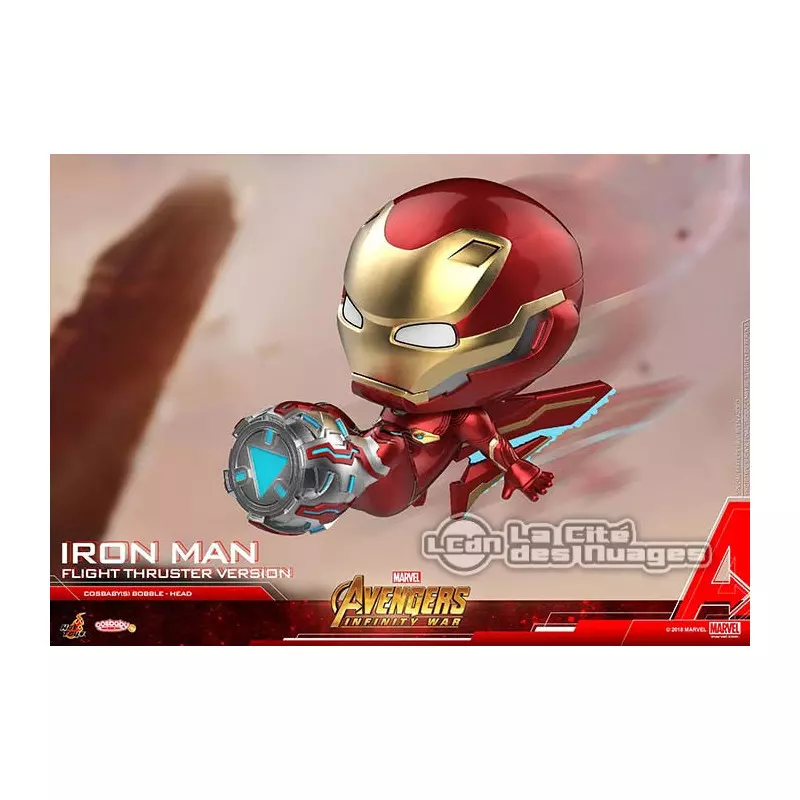 Hot Toys COSB500 Avengers Infinity War Iron Man Mark L Flight Thruster Version Cosbaby (S) Bobble-Head Collectible