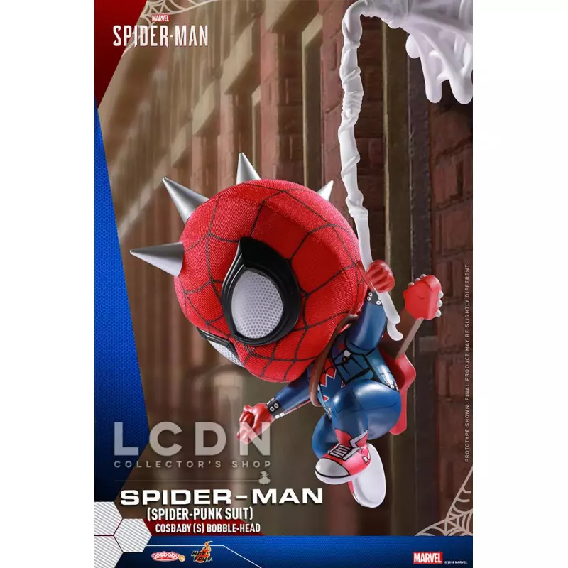 Hot Toys COSB515 Spider-Man Videogame Spider-Man Spider-Punk Suit Version Cosbaby (S) Bobble-Head Collectible