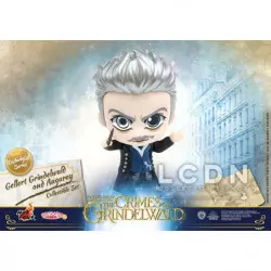 Hot Toys COSB517 Les Animaux Fantastiques 2 Gellert Grindelwald et Augurey Cosbaby (S) Collectible Set 10cm