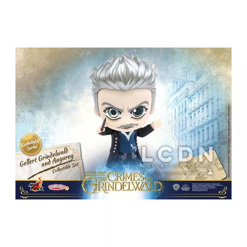 Hot Toys COSB517 Les Animaux Fantastiques 2 Gellert Grindelwald et Augurey Cosbaby (S) Collectible Set 10cm
