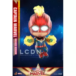 Hot Toys COSB545 Captain Marvel Masked Version Cosbaby (S) Bobble-Head Collectible 10cm