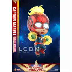 Hot Toys COSB545 Captain Marvel Masked Version Cosbaby (S) Bobble-Head Collectible 10cm