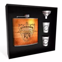 Peaky Blinders Set Hip flask + 2 shooters "Garrison"