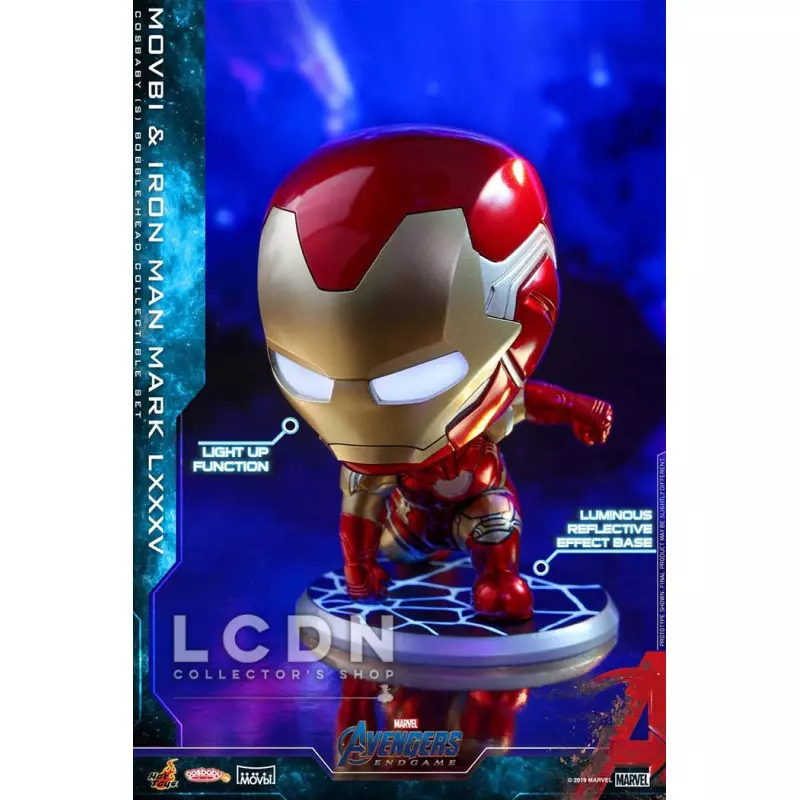 Hot Toys COSB553 Avengers Endgame Movbi Iron Man Mark LXXXV 85 Cosbaby S Bobble Head