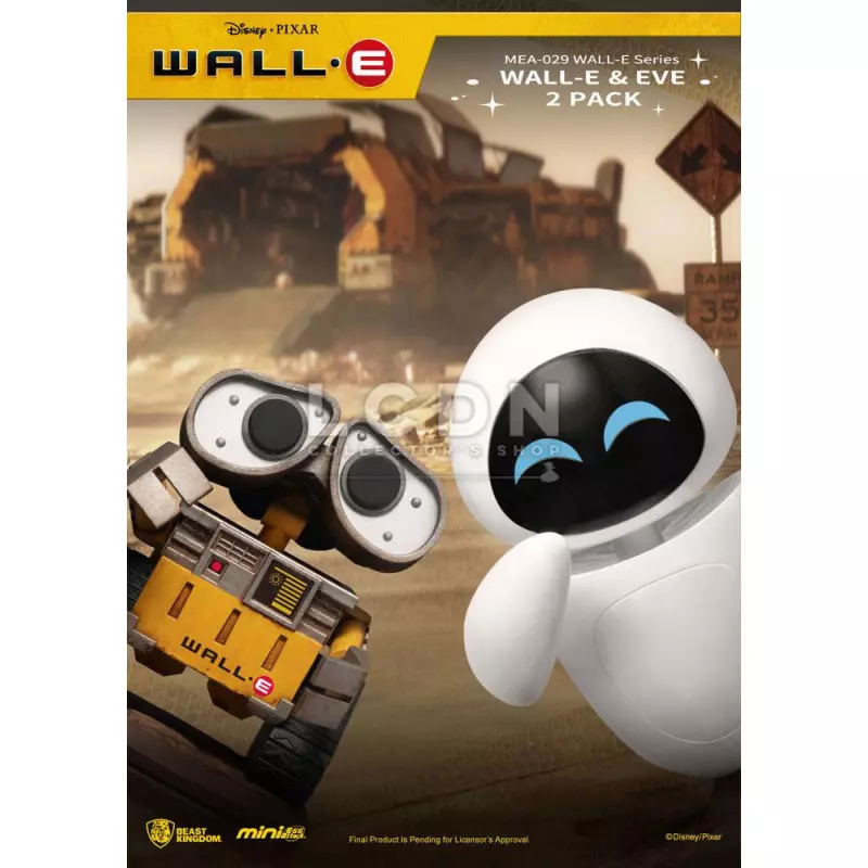 WALL・E　ウォーリー　ミニエッグアタック　フィギュア Wall-E Mini Egg Attack Wall-E Series Pack of 2 Figures Wall