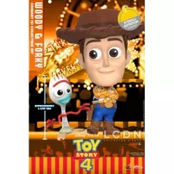 Hot Toys COSB602 Toy Story 4 Woody & Forky Cosbaby (S) Collectible Set