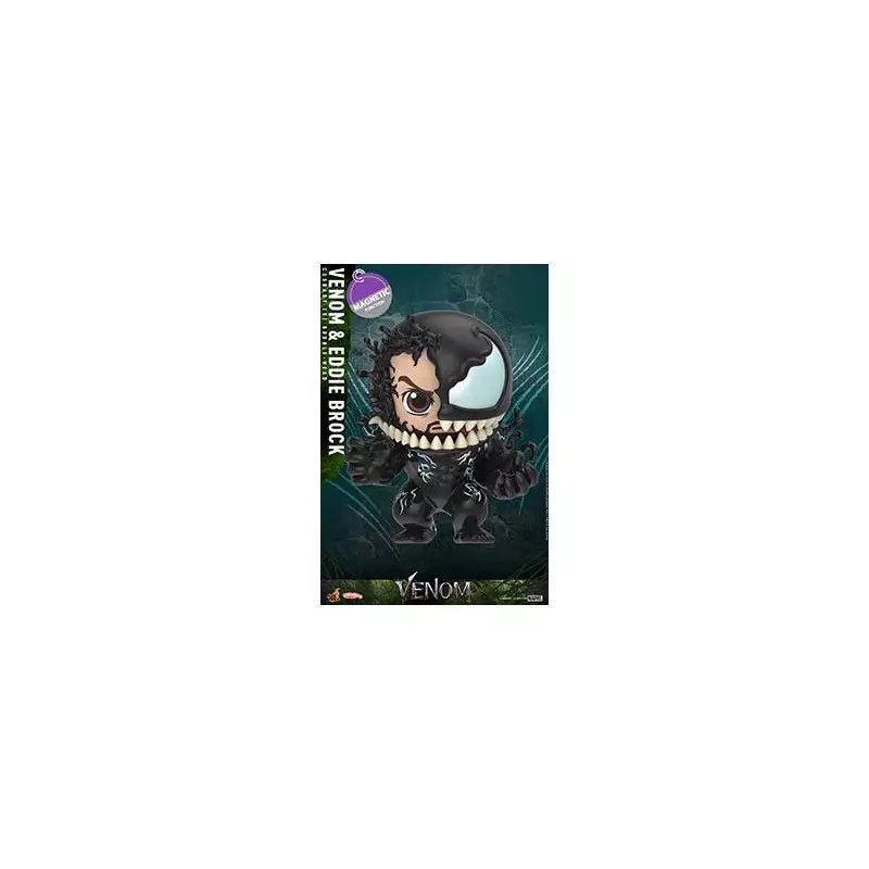 Hot Toys COSB626 Venom & Eddie Brock Cosbaby (S) Bobble-Head