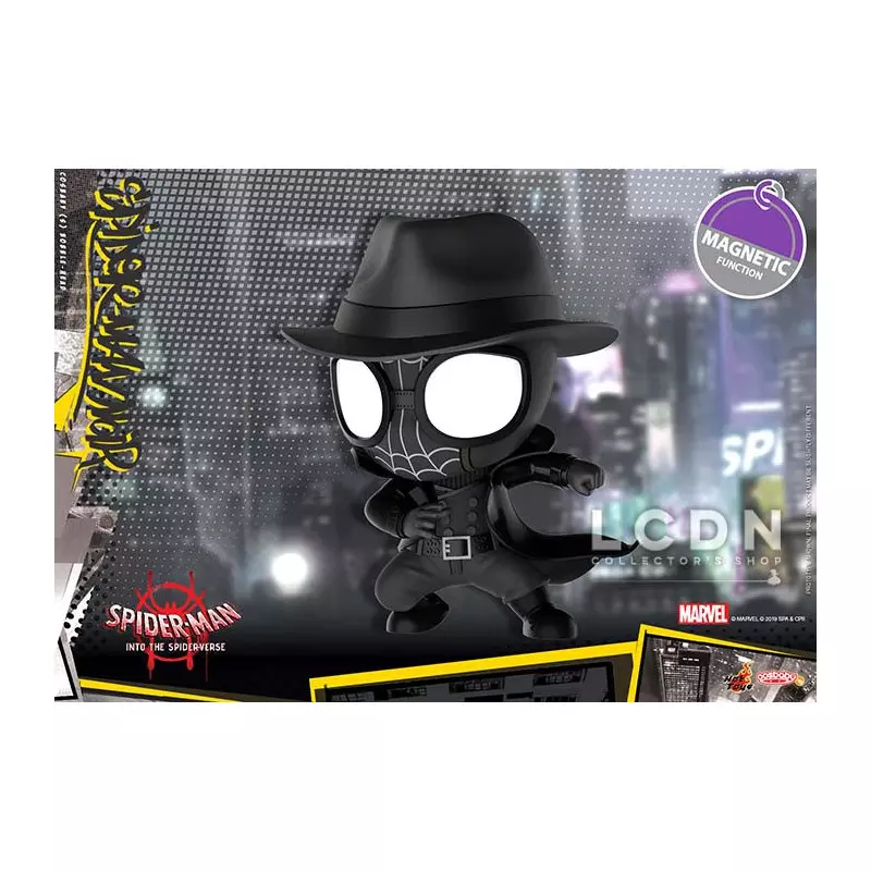 Funko Pop! Marvel : Spider-Man Noir - Into The Spider-Verse - Figurine De Collection Exclusive Pop Vinyl Spider-Man