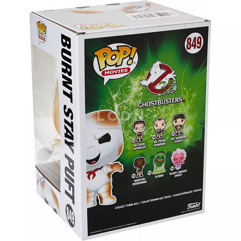 Ghostbusters Super Sized Jumbo POP! Movies Anniversary Burnt Stay Puft Vinyle Figurine US Exclusive 25cm N°849