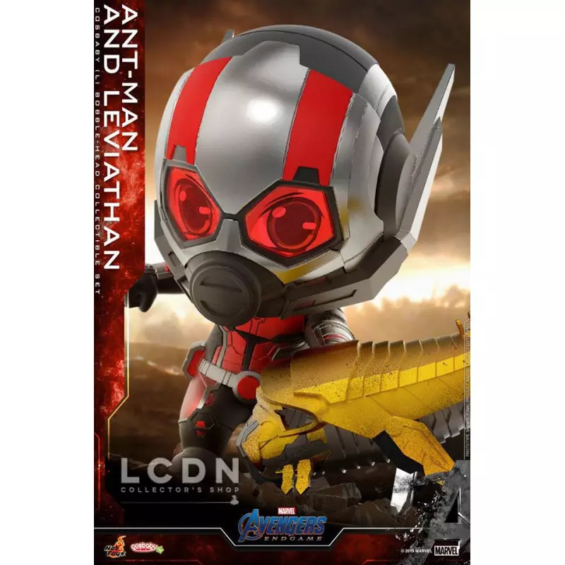 Hot Toys COSB661 Avengers Endgame Ant-Man et Leviathan Cosbaby (L) 23cm Bobble-Head Collectible Set