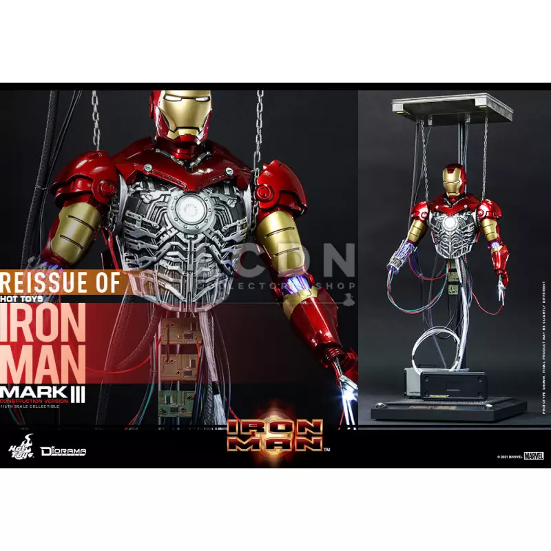Hot Toys DS003 Iron Man Mark III Collectible Figure 1 6