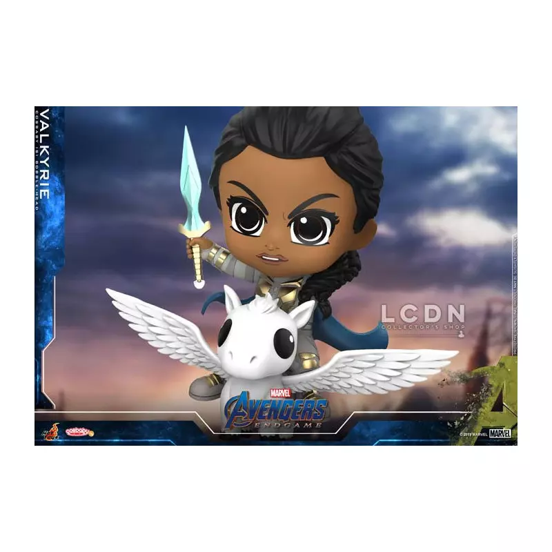 Hot Toys COSB665 Avengers Endgame Valkyrie Cosbaby (S) Bobble-Head Collectible 10cm