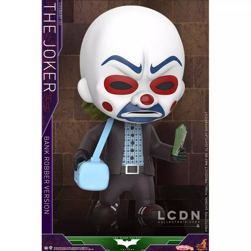 Hot Toys COSB678 The Dark Knight Trilogy Joker Bank Robber Version Cosbaby (S) Collectible Figurine 10 cm