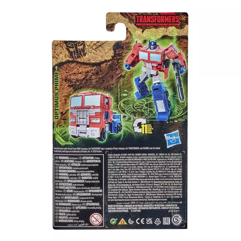 Transformers Generations War for Cybertron Action Figure Kingdom Core Class WFC-K1 Optimus Prime 8cm
