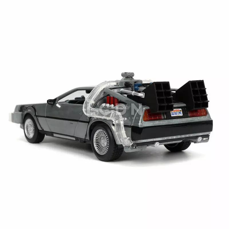 FIGURINE RETOUR VERS LE FUTUR DELOREAN TIME MACHINE TRILOGY PACK 124 ( BACK  TO THE FUTURE)