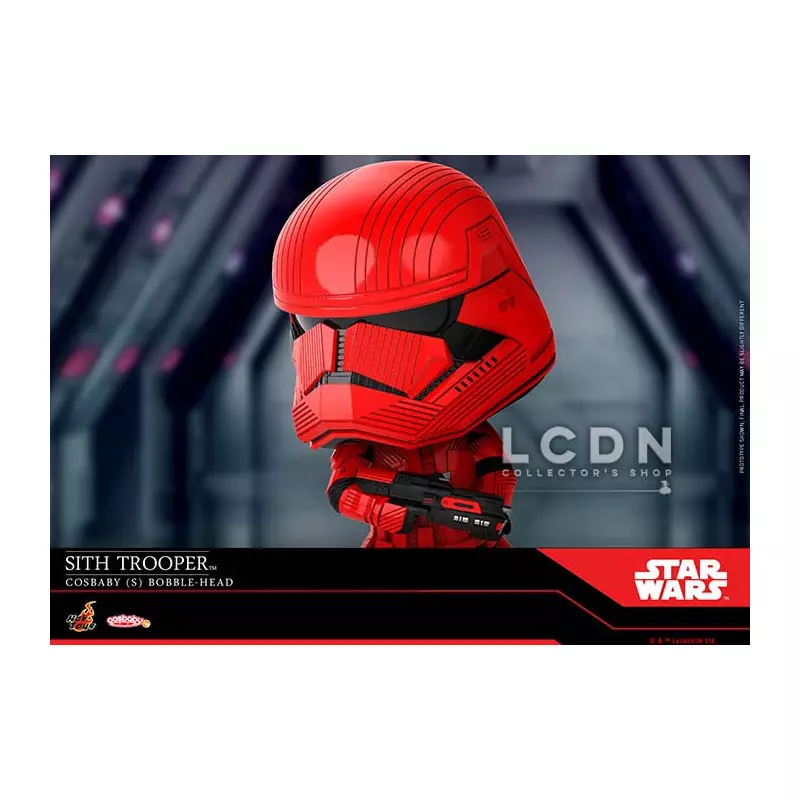Hot Toys COSB689 Star Wars Episode IX The Rise of Skywalker Sith Trooper Cosbaby (S) Bobble-Head Collectible 11cm