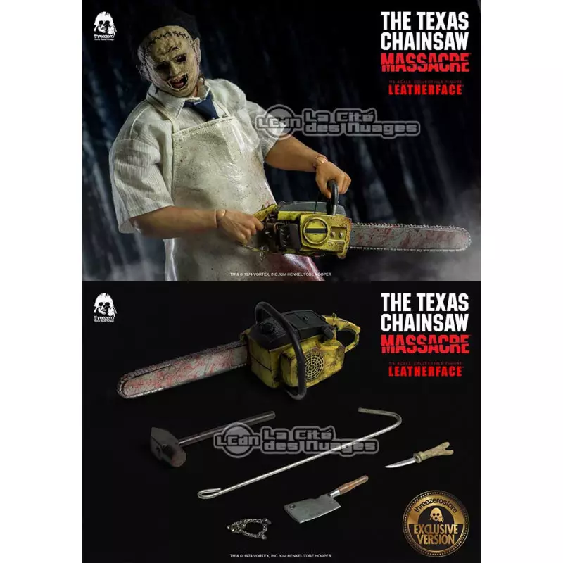 Massacre à la Tronçonneuse 1974 Leatherface THREEZERO Deluxe Version 1/6 Figurine 32cm