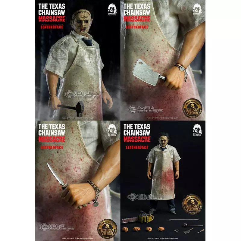 Massacre à la Tronçonneuse 1974 Leatherface THREEZERO Deluxe Version 1/6 Figurine 32cm
