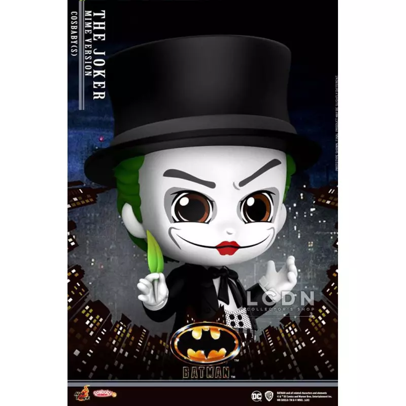Hot Toys COSB713 Batman 1989 The Joker Mime Version Cosbaby (S) Collectible Figure 10cm