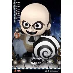 Hot Toys COSB718 Batman Le Défi ( Batman Returns ) Pingouin avec parapluie Cosbaby (S) Collectible Figurine 10cm