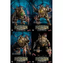 BioShock Big Daddy Little Sister 1 6th Collectible Figures Set