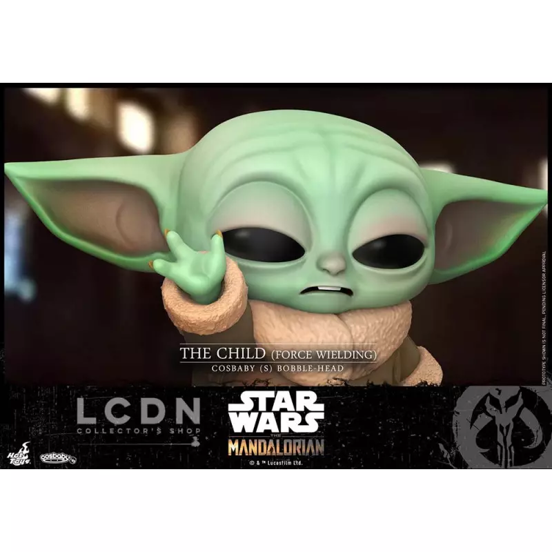 Hot Toys COSB744 Star Wars The Mandalorian The Child Force Version Cosbaby (S) Collectible Figurine 10cm
