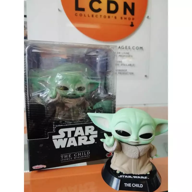Hot Toys COSB744 Star Wars The Mandalorian The Child Force Version Cosbaby (S) Collectible Figurine 10cm