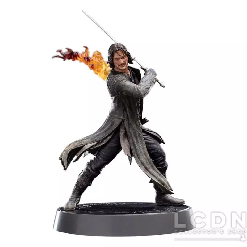 LE SEIGNEUR DES ANNEAUX - Sauron - Figurine Bendyfigs avec support