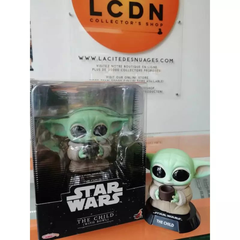 Hot Toys COSB747 Star Wars The Mandalorian The Child avec Bol (Bowl) Version Cosbaby (S) Collectible Figurine 10cm