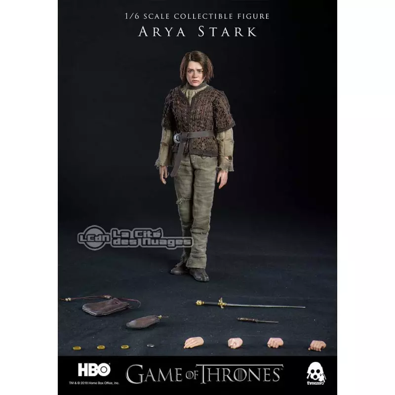 Game of Thrones Le Trône de fer Arya Stark ( Maisie Williams ) 1/6 Action Figurine 25.5cm ThreeZero